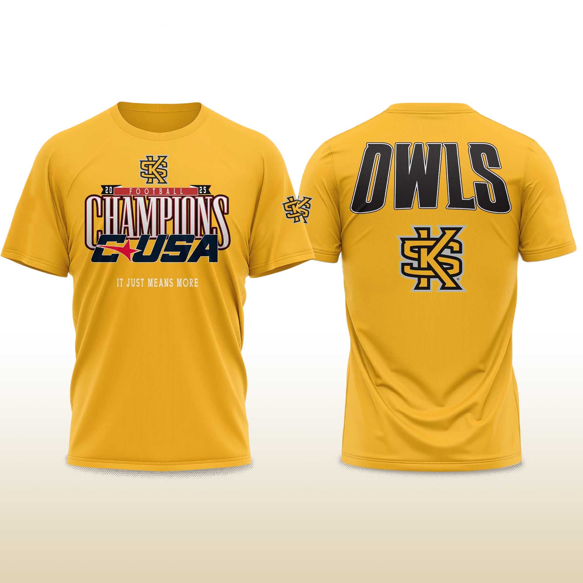Kennesaw State Football CUSA Champions 2025 Shirt 2 Kennesaw State Football CUSA Champions 2025 Shirt (2)