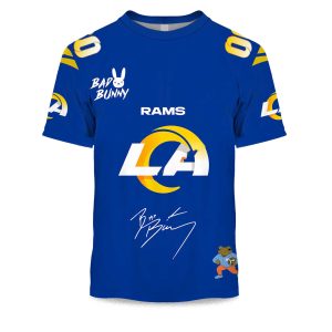 Personalized Rams Bad Bunny Bowl LX 2025 2026 Shirt 1