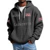 Lafayette EST 1893 Quarter Zip Waffle Hoodie 6 Lafayette EST 1893 Quarter Zip Waffle Hoodie 2