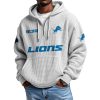 Lions EST 1930 Quarter Zip Waffle Hoodie (2)
