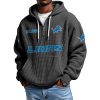 Lions EST 1930 Quarter Zip Waffle Hoodie (3)
