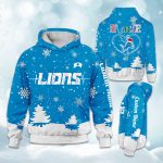 Lions x Nurse Christmas Football Hoodie