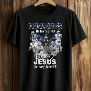 Cowboys In My Veins Jesus In My Heart Shirt (1)
