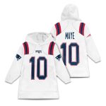 Maye 10 Patriots Football Unisex Blanket Hoodie