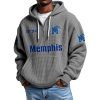 Memphis EST 1912 Quarter Zip Waffle Hoodie 7 Memphis EST 1912 Quarter Zip Waffle Hoodie 3