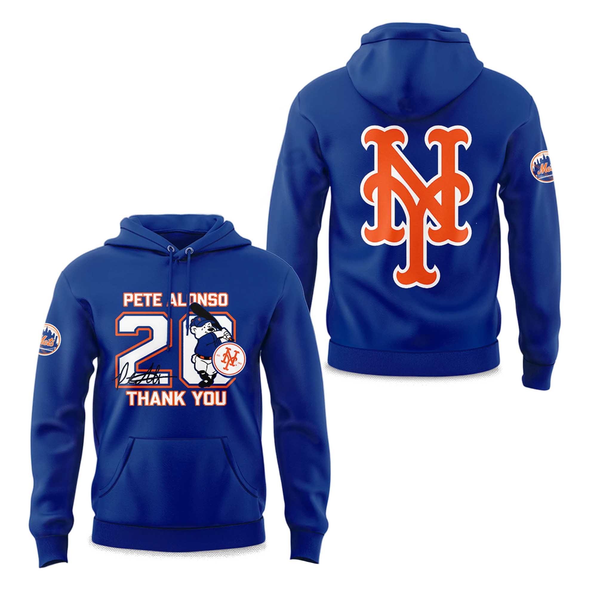Mets Thank You Pete Alonso Hoodie Mets Thank You Pete Alonso Hoodie