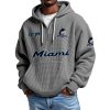 Miami EST 1993 Waffle Quarter Zip Hoodie 9 Miami EST 1993 Waffle Quarter Zip Hoodie (3)