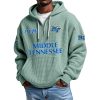 Middle Tennessee EST 1911 Quarter Zip Waffle Hoodie 6 Middle Tennessee EST 1911 Quarter Zip Waffle Hoodie 2