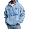 Middle Tennessee EST 1911 Quarter Zip Waffle Hoodie 9 Middle Tennessee EST 1911 Quarter Zip Waffle Hoodie 5