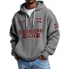 Mississippi State EST 1895 Quarter Zip Waffle Hoodie 7 Mississippi State EST 1895 Quarter Zip Waffle Hoodie 3