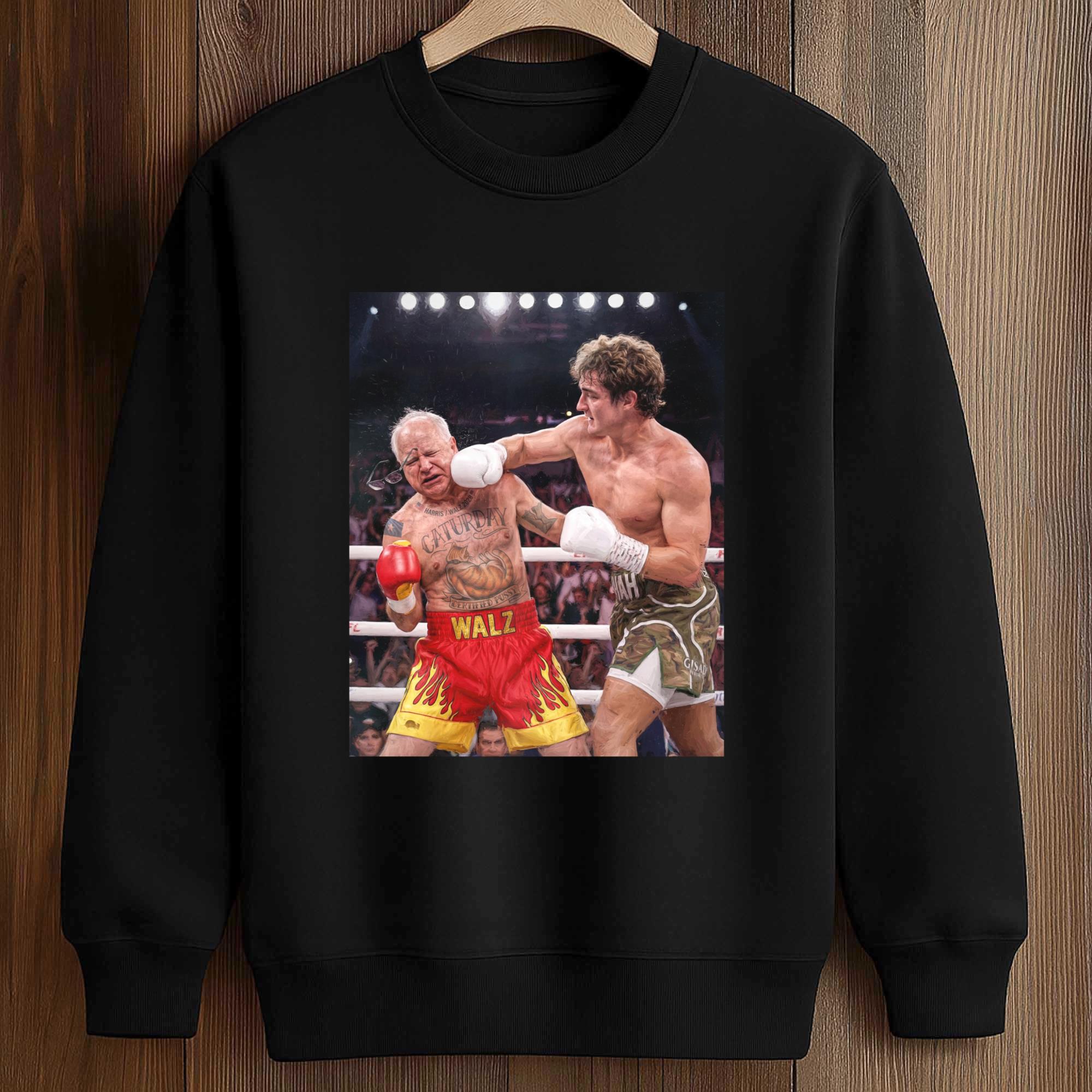 Nick Shirley and Tim Walz Knocked Out Shirt 3 Nick Shirley and Tim Walz Knocked Out Shirt (3)
