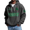 North Texas EST 1913 Quarter Zip Waffle Hoodie 9 North Texas EST 1913 Quarter Zip Waffle Hoodie 5