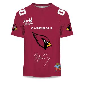 Personalized Cardinals Bad Bunny Bowl LX 2025 2026 Shirt 1