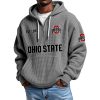 Ohio State EST 1890 Quarter Zip Waffle Hoodie 8 Ohio State EST 1890 Quarter Zip Waffle Hoodie 4