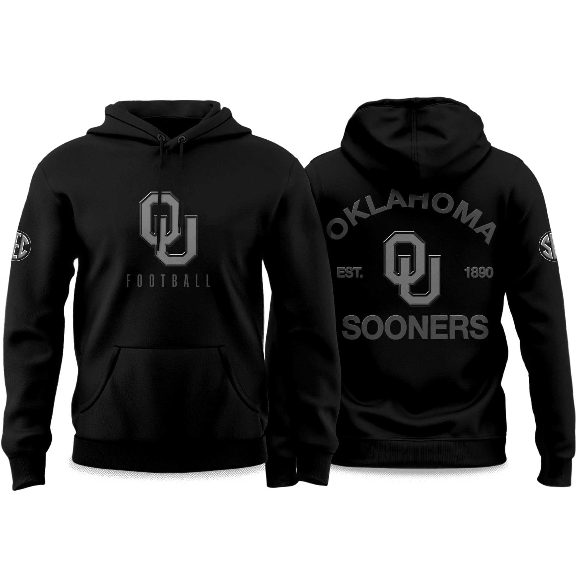 Oklahoma Sooners Back In Black 2025 Hoodie Oklahoma Sooners Back In Black 2025 Hoodie