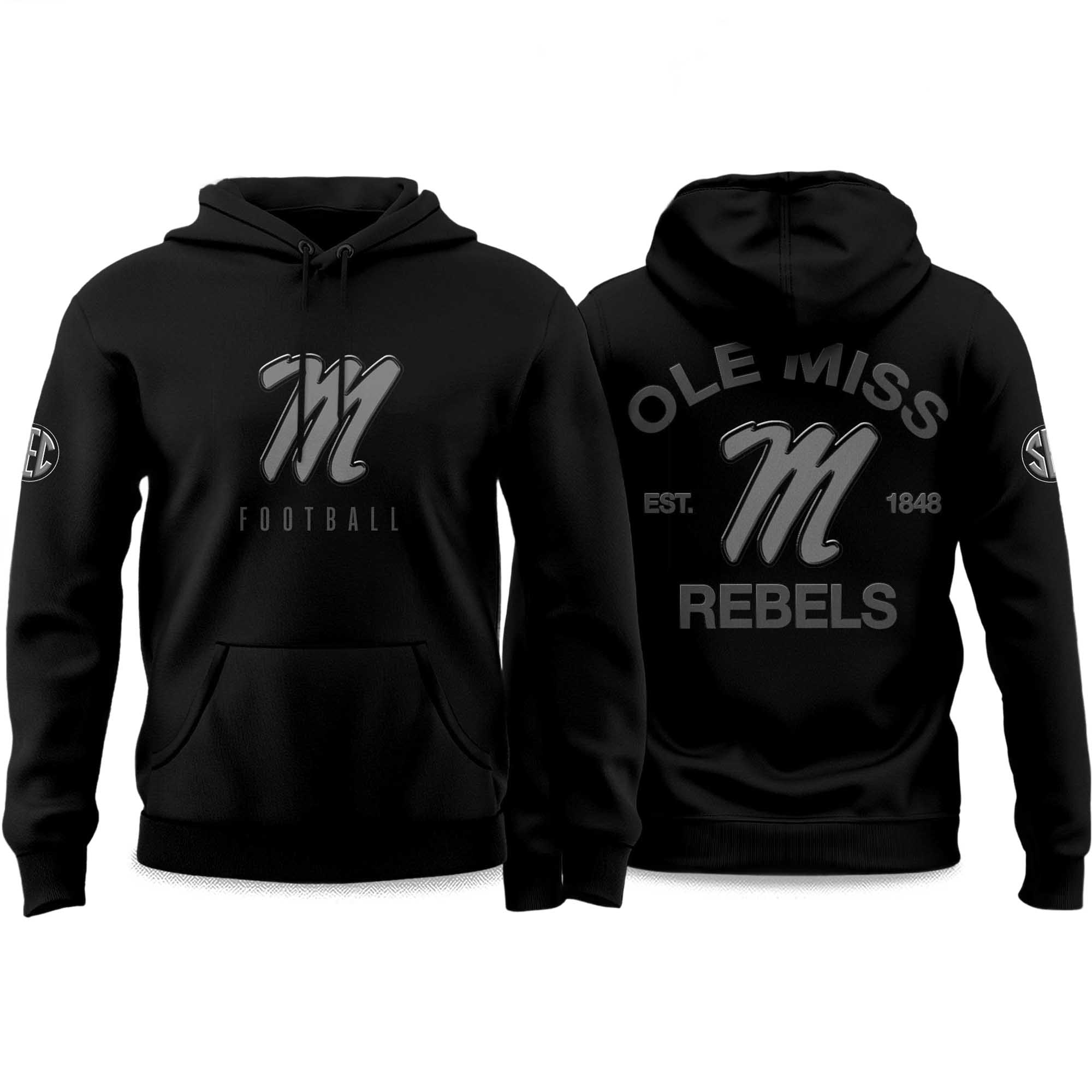Ole Miss Rebels Back In Black 2025 Hoodie Ole Miss Rebels Back In Black 2025 Hoodie