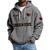 Oregon State EST 1893 Quarter Zip Waffle Hoodie 8 Oregon State EST 1893 Quarter Zip Waffle Hoodie 4