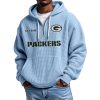 Packers Personalized Quarter Zip Waffle Hoodie 6 Packers Personalized Quarter Zip Waffle Hoodie 2