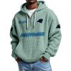 Panthers EST 1993 Quarter Zip Waffle Hoodie 6 Panthers EST 1993 Quarter Zip Waffle Hoodie (2)
