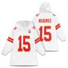 Patrick Mahomes 15 Chiefs Football Unisex Blanket Hoodie (1)