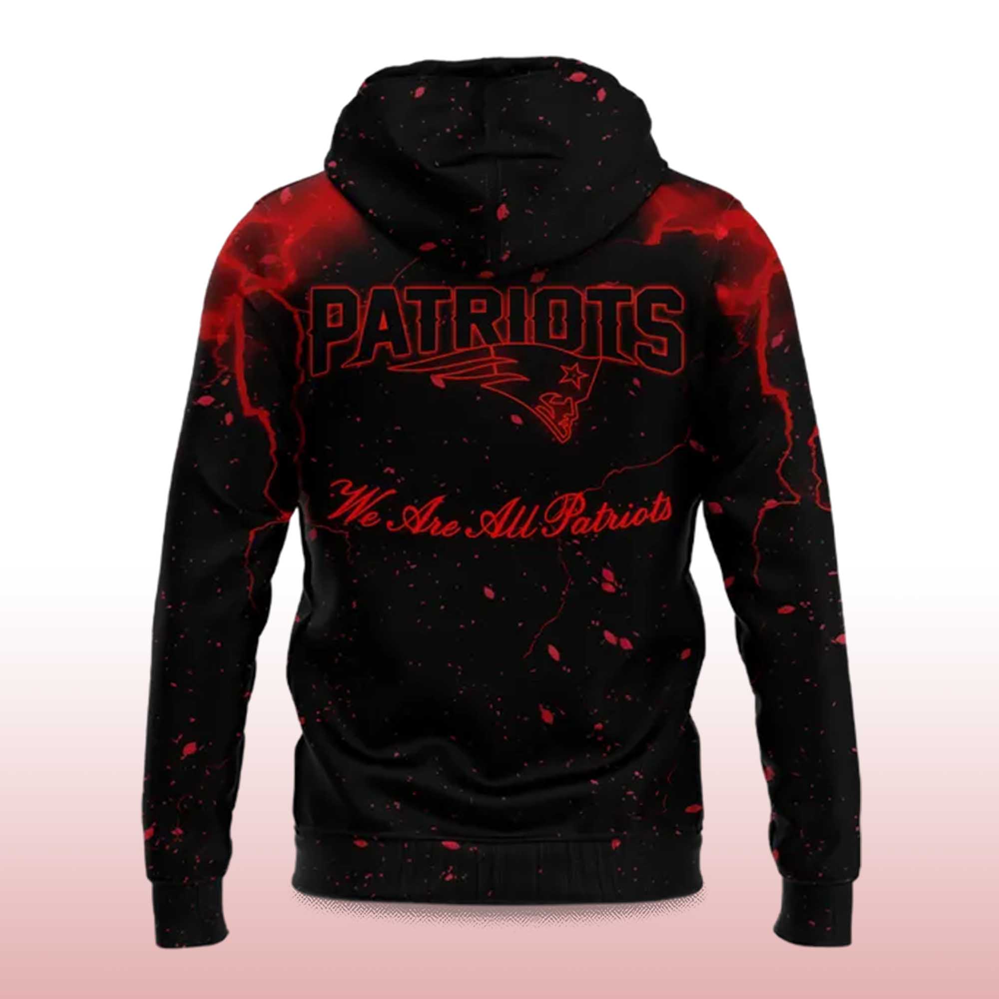 Patriots x Stranger things We Are All Patriots Hoodie 2 Patriots x Stranger things We Are All Patriots Hoodie