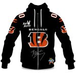 Personalized Bengals Bad Bunny Bowl LX 2025 2026 Zipper Hoodie