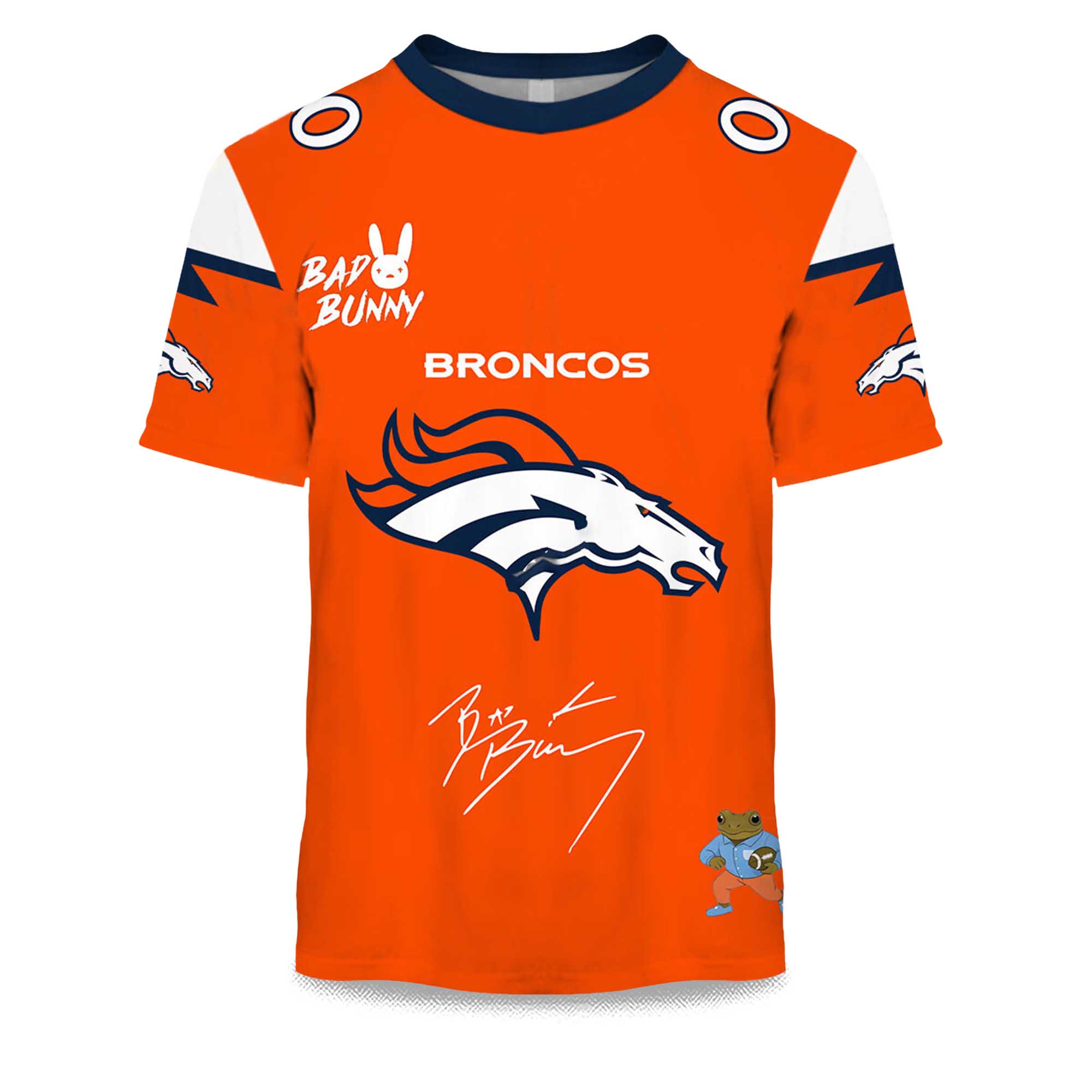 Personalized Broncos Bad Bunny Bowl LX 2025 2026 Shirt Personalized Broncos Bad Bunny Bowl LX 2025 2026 Shirt