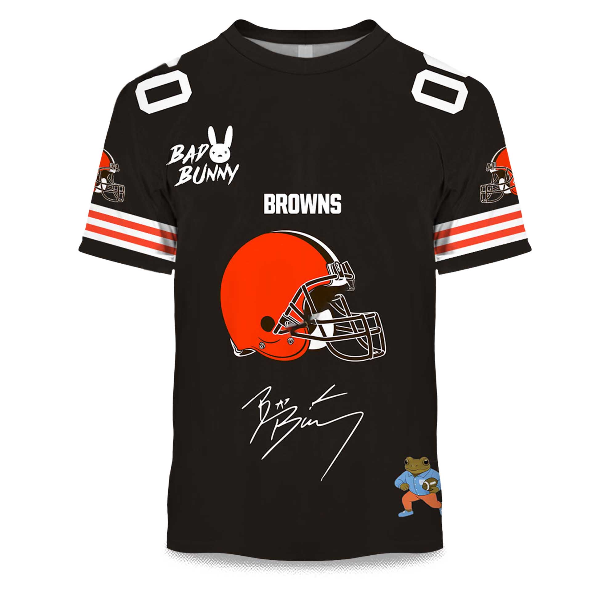 Personalized Browns Bad Bunny Bowl LX 2025 2026 Shirt Personalized Browns Bad Bunny Bowl LX 2025 2026 Shirt