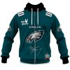Personalized Eagles Bad Bunny Bowl LX 2025 2026 Zipper Hoodie