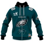 Personalized Eagles Bad Bunny Bowl LX 2025 2026 Zipper Hoodie