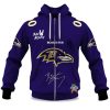 Personalized Ravens Bad Bunny Bowl LX 2025 2026 Zipper Hoodie 4 Personalized Ravens Bad Bunny Bowl LX 2025 2026 Zipper Hoodie