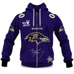 Personalized Ravens Bad Bunny Bowl LX 2025 2026 Zipper Hoodie