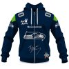Personalized Seahawks Bad Bunny Bowl LX 2025 2026 Zipper Hoodie