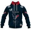 Personalized Texans Bad Bunny Bowl LX 2025 2026 Zipper Hoodie