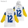 Puka Nacua 12 Rams Football Unisex Blanket Hoodie 4 Puka Nacua 12 Rams Football Unisex Blanket Hoodie (3)