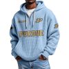 Purdue EST 1887 Quarter Zip Waffle Hoodie 11 Purdue EST 1887 Quarter Zip Waffle Hoodie 1