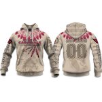 2025 Personalized Cardinals Football Native American Heritage Hoodie
