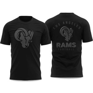2025 Rams Back In Black Shirt 1