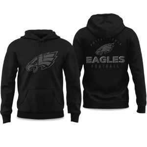 2025 Eagles Back In Black Hoodie