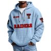 Raiders EST 1925 Quarter Zip Waffle Hoodie 6 Raiders EST 1925 Quarter Zip Waffle Hoodie (2)