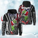 Raiders The Grnch Christmas Football Hoodie