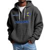 Rams Personalized Quarter Zip Waffle Hoodie 7 Rams Personalized Quarter Zip Waffle Hoodie (1)