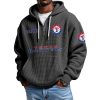 Rangers EST 1961 Waffle Quarter Zip Hoodie 8 Rangers EST 1961 Waffle Quarter Zip Hoodie (4)