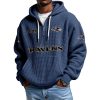 Ravens EST 1996 Quarter Zip Waffle Hoodie 1