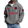Red Wolves Arkansas State EST 1911 Quarter Zip Waffle Hoodie 7 Red Wolves Arkansas State EST 1911 Quarter Zip Waffle Hoodie 3