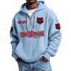 Red Wolves Arkansas State EST 1911 Quarter Zip Waffle Hoodie 9 Red Wolves Arkansas State EST 1911 Quarter Zip Waffle Hoodie 5