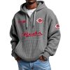 Reds EST 1881 Quarter Zip Waffle Hoodie 2