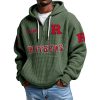Rutgers EST 1869 Quarter Zip Waffle Hoodie 7 Rutgers EST 1869 Quarter Zip Waffle Hoodie 3