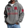 Rutgers EST 1869 Quarter Zip Waffle Hoodie 8 Rutgers EST 1869 Quarter Zip Waffle Hoodie 4