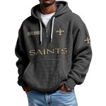 Saints EST 1966 Waffle Quarter Zip Hoodie